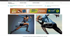 Desktop Screenshot of pointes-athletisme.com